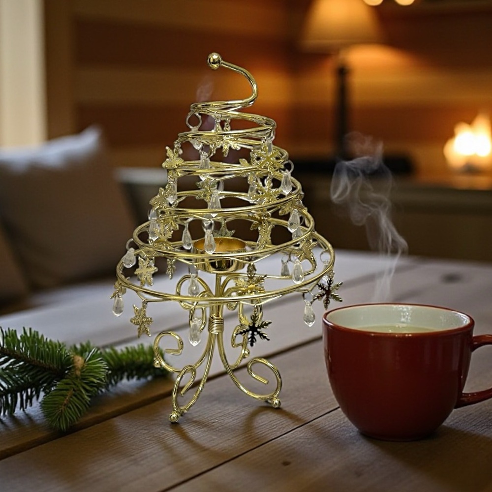 Christmas Tree Tea Light Lamp